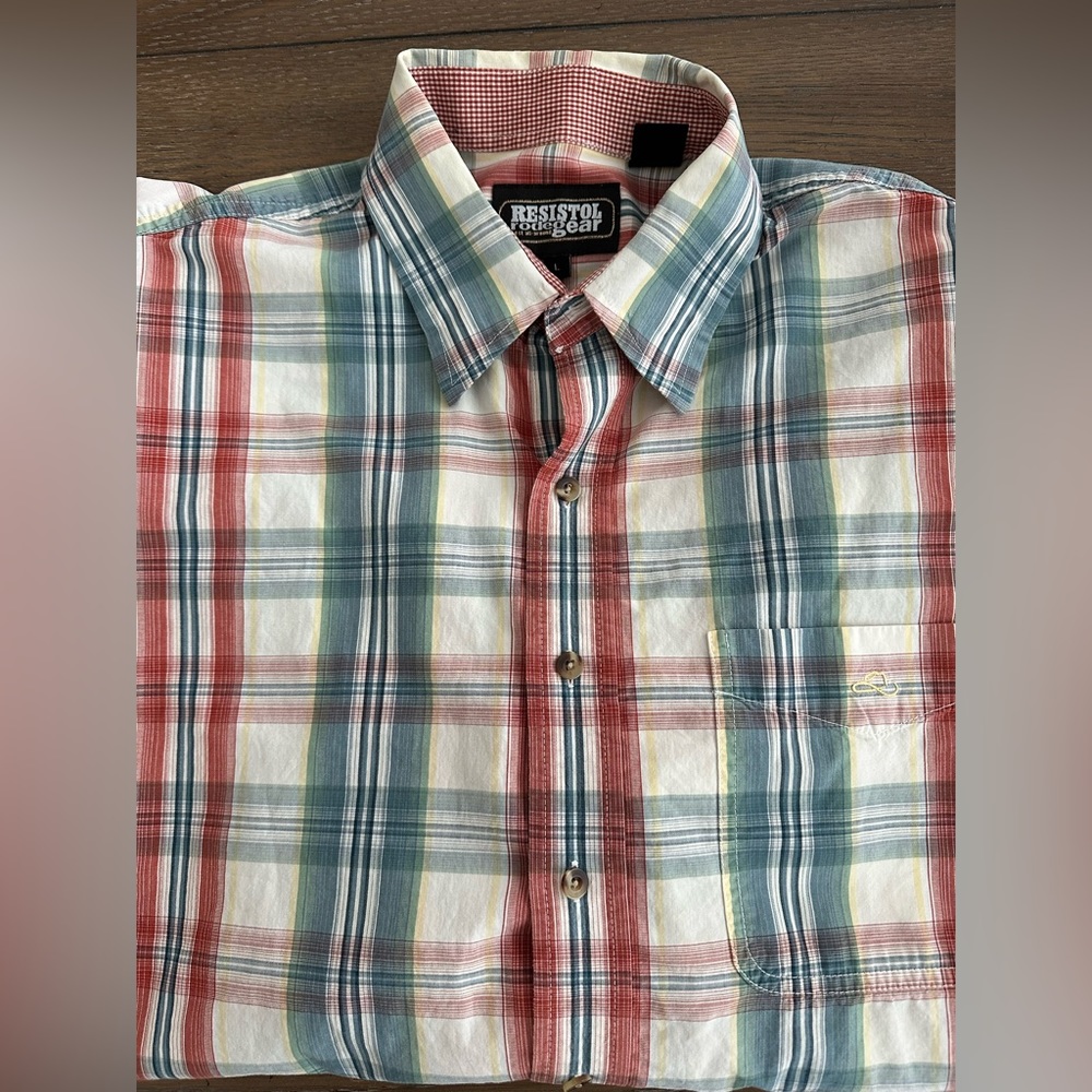 Resistol Rodeo Gear Long Sleeve Shirt Size‎ L Gently Worn